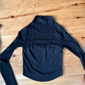 Altar'd State Black Lace Top